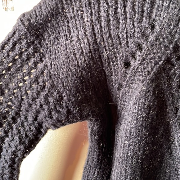 Soft surroundings women’s blue mohair blend knitted sweater in size large, tag - Picture 10 of 11